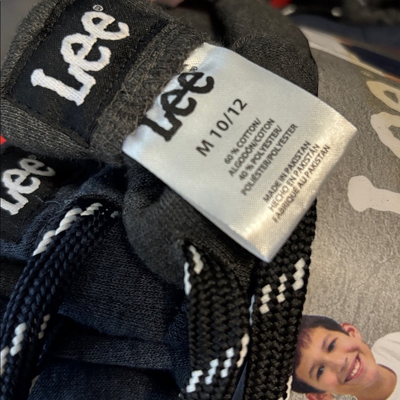 Lee Kids Joggers 2-Pack in Charcoal and Navy, M 10/12 - NWT - Picture 3 of 3